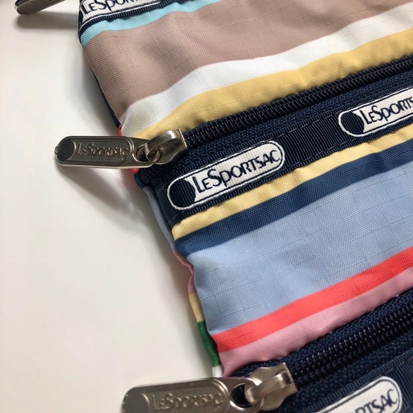 Lesportsac Bags Lesportsac 3 Zippers Crossbody Handbag Poshmark